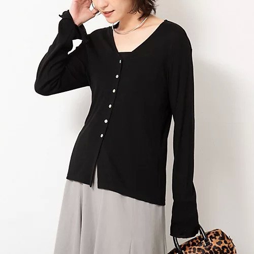 【ノーリーズ/NOLLEY'S】のMY STANDARD ウォッシャブルリブカーディガン 人気、トレンドファッション・服の通販 founy(ファニー) 　ファッション　Fashion　レディースファッション　Fashion for Women　トップス・カットソー　Cut & Sew Tops　カーディガン・羽織り　Layered Style Cardigans　2025年　2025　2025-2026秋冬・A/W　Autumn/Winter 2025–26 AW25–26　おすすめ　Recommended / Our Picks　カーディガン　Cardigan, Knitwear　シェイプ　Shape, Slim Fit　スリット　Slit, Slit Detail　ロング　Long, Long-Length　秋　Autumn　 other-1|ID: prp329100004689335 ipo3291000000033866840