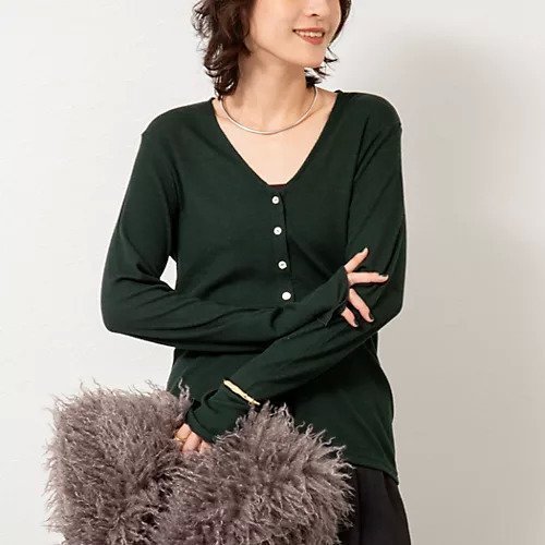 【ノーリーズ/NOLLEY'S】のMY STANDARD ウォッシャブルリブカーディガン インテリア・キッズ・メンズ・レディースファッション・服の通販 founy(ファニー) 　ファッション　Fashion　レディースファッション　Fashion for Women　トップス・カットソー　Cut & Sew Tops　カーディガン・羽織り　Layered Style Cardigans　2025年　2025　2025-2026秋冬・A/W　Autumn/Winter 2025–26 AW25–26　おすすめ　Recommended / Our Picks　カーディガン　Cardigan, Knitwear　シェイプ　Shape, Slim Fit　スリット　Slit, Slit Detail　ロング　Long, Long-Length　秋　Autumn　ダークグリーン|ID: prp329100004689335 ipo3291000000033866846