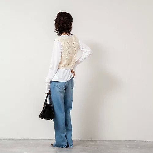 【ノーリーズ/NOLLEY'S】の《手洗い可能》カットフェザーヤーン透かし柄2WAYビスチェ 人気、トレンドファッション・服の通販 founy(ファニー) 　ファッション　Fashion　レディースファッション　Fashion for Women　トップス・カットソー　Cut & Sew Tops　ビスチェ　Bustiers & Corset Tops / Layered Bustier Style　2025年　2025　2025-2026秋冬・A/W　Autumn/Winter 2025–26 AW25–26　シンプル　Simple, Minimal　ビスチェ　Bustier, Corset Top　ロング　Long, Long-Length　夏　Summer　透かし　Cut-Out, Lacework　other-3|ID: prp329100004689353 ipo3291000000033866973