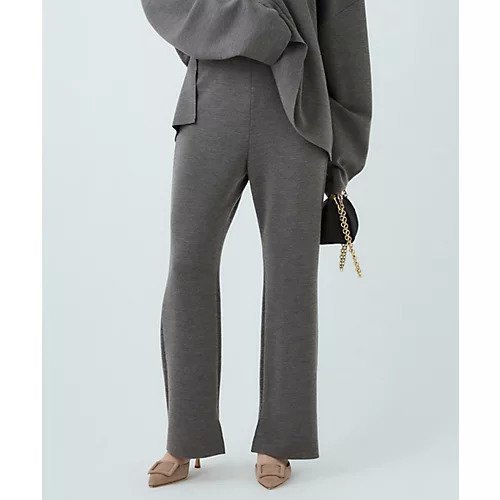 【カオス/Chaos】のシエラウールニットパンツ インテリア・キッズ・メンズ・レディースファッション・服の通販 founy(ファニー) 　ファッション　Fashion　レディースファッション　Fashion for Women　パンツ　Pants & Trousers　セットアップ　Set-Up, Coordinated Outfit　フレア　Flare, Flared　グレージュ|ID: prp329100004689368 ipo3291000000033867061