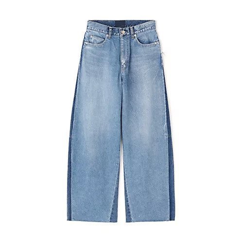 【アドーア/ADORE】のリメイク2トーンパンツ インテリア・キッズ・メンズ・レディースファッション・服の通販 founy(ファニー) 　ファッション　Fashion　レディースファッション　Fashion for Women　パンツ　Pants & Trousers　カットオフ　Cut-Off Design　スタンダード　Standard, Basic　スペシャル　Special, Limited Edition　デニム　Denim, Jeans Material　ハンド　Hand, Handmade　ビンテージ　Vintage, Retro Style　モダン　Modern, Contemporary　リメイク　Remake, Reconstructed　ブルー|ID: prp329100004689386 ipo3291000000034695049