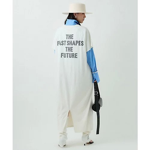 【カオス/Chaos】のREMI RELIEF 別注プリントTシャツワンピース インテリア・キッズ・メンズ・レディースファッション・服の通販 founy(ファニー) 　ファッション　Fashion　レディースファッション　Fashion for Women　ワンピース　Dresses　シャツワンピース / 1枚で着映えコーデ　Shirt Dresses　2025年　2025　2025-2026秋冬・A/W　Autumn/Winter 2025–26 AW25–26　ダメージ　Distressed, Destroyed　プリント　Print, Printed Pattern　今季　This Season, Current Season　別注　Limited Edition, Custom Order　オフホワイト|ID: prp329100004689390 ipo3291000000033867236