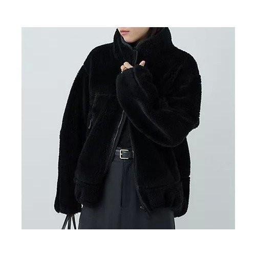 【カオス/Chaos】のウールボアブルゾン インテリア・キッズ・メンズ・レディースファッション・服の通販 founy(ファニー) 　ファッション　Fashion　レディースファッション　Fashion for Women　アウター　Coat / Outerwear Collection　ブルゾンジャケット・スポーティアウター　Blouson Jackets　冬　Winter / This Winter　フロント　Front, Front Design　ブルゾン　Blouson, Bomber Jacket　A/W・秋冬　Autumn/Winter　ブラック|ID: prp329100004689438 ipo3291000000033867599