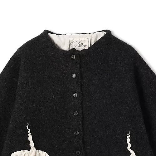 【ピリングス/pillings】のfulling jacket 人気、トレンドファッション・服の通販 founy(ファニー) 　ファッション　Fashion　レディースファッション　Fashion for Women　アウター　Coat / Outerwear Collection　レディースジャケット・軽アウター　Jackets　2025年　2025　2025-2026秋冬・A/W　Autumn/Winter 2025–26 AW25–26　ジャケット　Jacket, Outerwear　フロント　Front, Front Design　ポケット　Pocket, Pocket Detail　洗える　Machine Washable　other-3|ID: prp329100004689442 ipo3291000000033867633