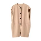 【アドーア/ADORE】のソリッドウールリバーノーカラージレ ベージュ|ID: prp329100004689448 ipo3291000000033867692