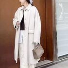 【ノーリーズソフィー/NOLLEY'S sophi】のSUPER140リバーステンカラーコート ベージュ|ID: prp329100004689459 ipo3291000000035212084