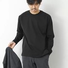 【ノーリーズ グッドマン/NOLLEY'S goodman / MEN】の《ビジカジ対応》超長綿ハイゲージシルケット ポンチドレスCN ロンT 25AW ブラック|ID: prp329100004689464 ipo3291000000033867834
