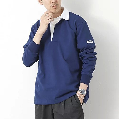 【ノーリーズ グッドマン/NOLLEY'S goodman / MEN】の【BARBARIAN/バーバリアン】別注8ozラガーシャツ 25AW インテリア・キッズ・メンズ・レディースファッション・服の通販 founy(ファニー) 　ファッション　Fashion　メンズファッション　Fashion for Men　キャップ　Cap, Baseball Cap　シンプル　Simple, Minimal　スニーカー　Sneakers, Trainers　スポーツ　Sports, Activewear　スマート　Smart, Elegant　スラックス　Slacks, Dress Pants　デニム　Denim, Jeans Material　定番　Standard, Basic Item　ベーシック　Basic, Essential　別注　Limited Edition, Custom Order　おすすめ　Recommended / Our Picks　2025年　2025　2025-2026秋冬・A/W　Autumn/Winter 2025–26 AW25–26　ブルー|ID: prp329100004689467 ipo3291000000033867855