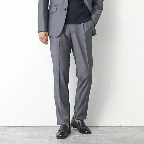 【ノーリーズ グッドマン/NOLLEY'S goodman / MEN】の【ビジカジ/セットアップ対応】ACTIVE SETTER ウォッシャブル ストレッチパンツ 25AW インテリア・キッズ・メンズ・レディースファッション・服の通販 founy(ファニー) 　ファッション　Fashion　メンズファッション　Fashion for Men　ボトムス　Bottoms　2025年　2025　2025-2026秋冬・A/W　Autumn/Winter 2025–26 AW25–26　おすすめ　Recommended / Our Picks　ウォッシャブル　Machine Washable　ジャケット　Jacket, Outerwear　ストレッチ　Stretch, Stretchy Fabric　スラックス　Slacks, Dress Pants　セットアップ　Set-Up, Coordinated Outfit　ツイル　Twist, Twisted Detail　テーパード　Tapered, Tapered Pants　ビジネス 仕事 通勤　Business / Work / Commuting　プリーツ　Pleats, Pleated　エレガント 上品　Elegant　グレイッシュブルー|ID: prp329100004689470 ipo3291000000033867886