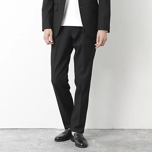 【ノーリーズ グッドマン/NOLLEY'S goodman / MEN】の【ビジカジ/セットアップ対応】ACTIVE SETTER ウォッシャブル ストレッチパンツ 25AW インテリア・キッズ・メンズ・レディースファッション・服の通販 founy(ファニー) 　ファッション　Fashion　メンズファッション　Fashion for Men　ボトムス　Bottoms　2025年　2025　2025-2026秋冬・A/W　Autumn/Winter 2025–26 AW25–26　おすすめ　Recommended / Our Picks　ウォッシャブル　Machine Washable　ジャケット　Jacket, Outerwear　ストレッチ　Stretch, Stretchy Fabric　スラックス　Slacks, Dress Pants　セットアップ　Set-Up, Coordinated Outfit　ツイル　Twist, Twisted Detail　テーパード　Tapered, Tapered Pants　ビジネス 仕事 通勤　Business / Work / Commuting　プリーツ　Pleats, Pleated　エレガント 上品　Elegant　ブラック|ID: prp329100004689470 ipo3291000000033867890