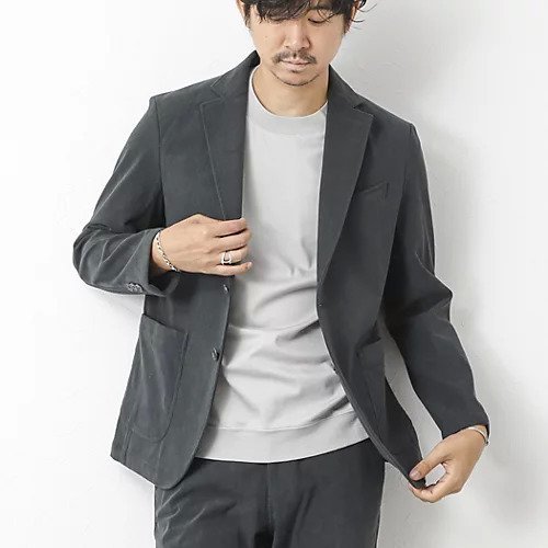 【ノーリーズ グッドマン/NOLLEY'S goodman / MEN】の《ビジカジ/セットアップ対応》トリコットコーデュロイ ストレッチ イージーJK 25AW インテリア・キッズ・メンズ・レディースファッション・服の通販 founy(ファニー) https://founy.com/ ファッション Fashion メンズファッション Fashion for Men セットアップ Matching Sets コーデュロイ Corduroy, Cord Fabric シェイプ Shape, Slim Fit ジャケット Jacket, Outerwear ストレッチ Stretch, Stretchy Fabric セットアップ Set-Up, Coordinated Outfit デニム Denim, Jeans Material 定番 Standard, Basic Item なめらか Smooth, Silky Texture パッチ Patch, Appliqué フロント Front, Front Design ポケット Pocket, Pocket Detail 2025年 2025 2025-2026秋冬・A/W Autumn/Winter 2025–26 AW25–26 |ID: prp329100004689480 ipo3291000000033867965