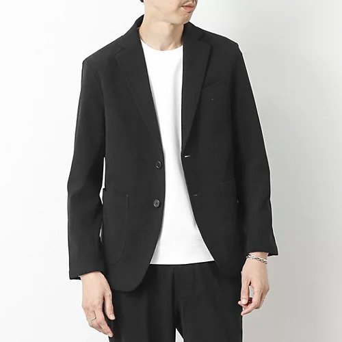 【ノーリーズ グッドマン/NOLLEY'S goodman / MEN】の《ビジカジ/セットアップ対応》トリコットコーデュロイ ストレッチ イージーJK 25AW インテリア・キッズ・メンズ・レディースファッション・服の通販 founy(ファニー) 　ファッション　Fashion　メンズファッション　Fashion for Men　セットアップ　Matching Sets　コーデュロイ　Corduroy, Cord Fabric　シェイプ　Shape, Slim Fit　ジャケット　Jacket, Outerwear　ストレッチ　Stretch, Stretchy Fabric　セットアップ　Set-Up, Coordinated Outfit　デニム　Denim, Jeans Material　定番　Standard, Basic Item　なめらか　Smooth, Silky Texture　パッチ　Patch, Appliqué　フロント　Front, Front Design　ポケット　Pocket, Pocket Detail　2025年　2025　2025-2026秋冬・A/W　Autumn/Winter 2025–26 AW25–26　ブラック|ID: prp329100004689480 ipo3291000000033867971