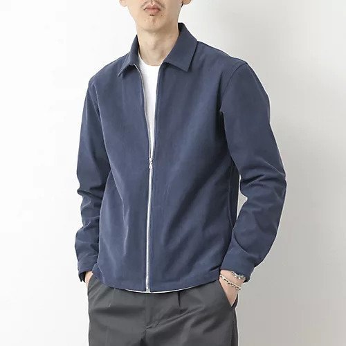 【ノーリーズ グッドマン/NOLLEY'S goodman / MEN】の《セットアップ対応》ストレッチコーデュロイ ストレッチ ジップシャツ ブルゾン 25AW インテリア・キッズ・メンズ・レディースファッション・服の通販 founy(ファニー) 　ファッション　Fashion　メンズファッション　Fashion for Men　セットアップ　Matching Sets　2025年　2025　2025-2026秋冬・A/W　Autumn/Winter 2025–26 AW25–26　なめらか　Smooth, Silky Texture　コーデュロイ　Corduroy, Cord Fabric　ジャケット　Jacket, Outerwear　ストレッチ　Stretch, Stretchy Fabric　セットアップ　Set-Up, Coordinated Outfit　デニム　Denim, Jeans Material　ブルゾン　Blouson, Bomber Jacket　ポケット　Pocket, Pocket Detail　リラックス　Relax, Relaxed Fit　定番　Standard, Basic Item　グレイッシュブルー|ID: prp329100004689486 ipo3291000000034091120