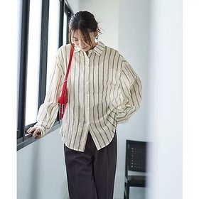【スタイルデリ/STYLE DELI】 微シアー加工ストライプ柄シャツ人気、トレンドファッション・服の通販 founy(ファニー) ファッション Fashion レディースファッション Fashion for Women トップス・カットソー Cut & Sew Tops シャツ・ブラウス・オフィスカジュアル Elegant Blouses & Button-Ups インナー Innerwear エアリー Airy Texture 春 Spring 秋 Autumn カーディガン Cardigan, Knitwear サロペット Overalls, Salopette シアー Sheer, See-Through ジャケット Jacket, Outerwear ストライプ Stripe, Striped Pattern ストレート Straight, Straight Cut スリット Slit, Slit Detail タンク Tank Top, Sleeveless Top タートル Turtleneck, Turtle Collar 長袖 Long Sleeve, Full Sleeve バランス Balance, Style Balance パール Pearl, Pearl Accent フロント Front, Front Design ポケット Pocket, Pocket Detail ラウンド Round, Round Neck ワイド Wide, Wide Fit 冬 Winter / This Winter S/S・春夏 SS, Spring/Summer, Warm Season 夏 Summer |ID:prp329100004691443