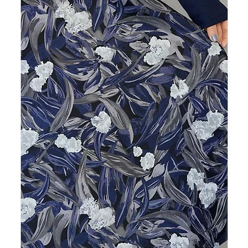 【スタイルデリ/STYLE DELI】の【Made in JAPAN】フラワー柄ジャガード織りサキュラースカート 人気、トレンドファッション・服の通販 founy(ファニー) 　ファッション　Fashion　レディースファッション　Fashion for Women　スカート　Skirts　軽量　Lightweight, Ultra Light　シルバー　Silver, Metallic Silver　スニーカー　Sneakers, Trainers　スリット　Slit, Slit Detail　ダウン　Down, Puffer　フォルム　Silhouette, Form　フラワー　Flower, Floral　フレア　Flare, Flared　ブルゾン　Blouson, Bomber Jacket　プリント　Print, Printed Pattern　ポケット　Pocket, Pocket Detail　ループ　Loop, Loop Knit　ロング　Long, Long-Length　日本製　Made In Japan　夏　Summer　other-3|ID: prp329100004691454 ipo3291000000033878299