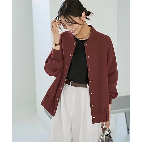 【スタイルデリ/STYLE DELI】のスムース平織りブルゾン 人気、トレンドファッション・服の通販 founy(ファニー) 　ファッション　Fashion　レディースファッション　Fashion for Women　アウター　Coat / Outerwear Collection　ブルゾンジャケット・スポーティアウター　Blouson Jackets　イエロー　Yellow　インナー　Innerwear　スリット　Slit, Slit Detail　定番　Standard, Basic Item　バランス　Balance, Style Balance　フロント　Front, Front Design　ブルゾン　Blouson, Bomber Jacket　ポケット　Pocket, Pocket Detail　冬　Winter / This Winter　A/W・秋冬　Autumn/Winter　エレガント 上品　Elegant　ビジネス 仕事 通勤　Business / Work / Commuting　 other-1|ID: prp329100004691465 ipo3291000000033878387