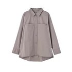 【スタイルデリ/STYLE DELI】の【BLK001】後ろコクーンシャツ グレージュ|ID:prp329100004694288