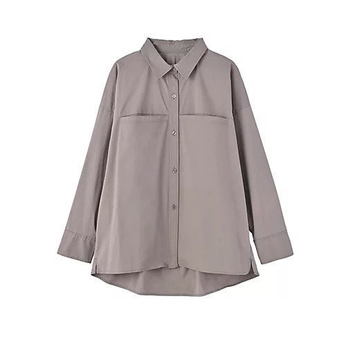 【スタイルデリ/STYLE DELI】の【BLK001】後ろコクーンシャツ インテリア・キッズ・メンズ・レディースファッション・服の通販 founy(ファニー) 　ファッション　Fashion　レディースファッション　Fashion for Women　トップス・カットソー　Cut & Sew Tops　シャツ・ブラウス・オフィスカジュアル　Elegant Blouses & Button-Ups　イエロー　Yellow　キャミソール　Camisole, Spaghetti Strap Top　シンプル　Simple, Minimal　ストレッチ　Stretch, Stretchy Fabric　スラックス　Slacks, Dress Pants　スリット　Slit, Slit Detail　タンク　Tank Top, Sleeveless Top　ノースリーブ　Sleeveless, No-Sleeve　ワイド　Wide, Wide Fit　ワンポイント　One Point, Statement Accent　おすすめ　Recommended / Our Picks　グレージュ|ID: prp329100004694288 ipo3291000000033896236