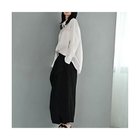 【スタイルデリ/STYLE DELI】の【BLK001】後ろコクーンシャツ オフホワイト|ID:prp329100004694288