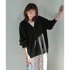 【スタイルデリ/STYLE DELI】のリラックスVネックカーディガン ブラック|ID:prp329100004694289