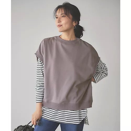 【エニー/ANY】の【洗濯機可】裏毛スウェットベスト 人気、トレンドファッション・服の通販 founy(ファニー) 　ファッション　Fashion　レディースファッション　Fashion for Women　アウター　Coat / Outerwear Collection　トップス・カットソー　Cut & Sew Tops　レディースパーカー・カジュアルフーディー　Casual Hoodies & Sweatshirts　ベスト&ジレ / 重ね着スタイル　Vests & Gilets　スウェット・クルーネックトップス　Sweatshirts & Crewnecks / Relaxed Fit Sweat Tops　ベスト　Vest, Waistcoat　リラックス　Relax, Relaxed Fit　other-3|ID: prp329100004694290 ipo3291000000033896260