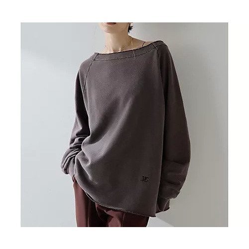 【ウィムガゼット/Whim Gazette】のオフショル裏毛プルオーバー インテリア・キッズ・メンズ・レディースファッション・服の通販 founy(ファニー) 　ファッション　Fashion　レディースファッション　Fashion for Women　トップス・カットソー　Cut & Sew Tops　カジュアルプルオーバー・ニットトップス　Pullovers & Knit Tops / Casual Pullovers　2025年　2025　2025-2026秋冬・A/W　Autumn/Winter 2025–26 AW25–26　おすすめ　Recommended / Our Picks　バランス　Balance, Style Balance　ヴィンテージ　Vintage Style　ブラウン|ID: prp329100004695427 ipo3291000000033906070