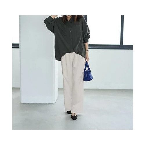 【スタイルデリ/STYLE DELI】の【LUXE】前裾イン風ワザあり2WAYシャツ 人気、トレンドファッション・服の通販 founy(ファニー) 　ファッション　Fashion　レディースファッション　Fashion for Women　トップス・カットソー　Cut & Sew Tops　シャツ・ブラウス・オフィスカジュアル　Elegant Blouses & Button-Ups　シンプル　Simple, Minimal　ストレート　Straight, Straight Cut　長袖　Long Sleeve, Full Sleeve　バランス　Balance, Style Balance　パール　Pearl, Pearl Accent　フィット　Fit, Slim Fit　フォルム　Silhouette, Form　ポケット　Pocket, Pocket Detail　A/W・秋冬　Autumn/Winter　夏　Summer　other-2|ID: prp329100004695561 ipo3291000000033906766