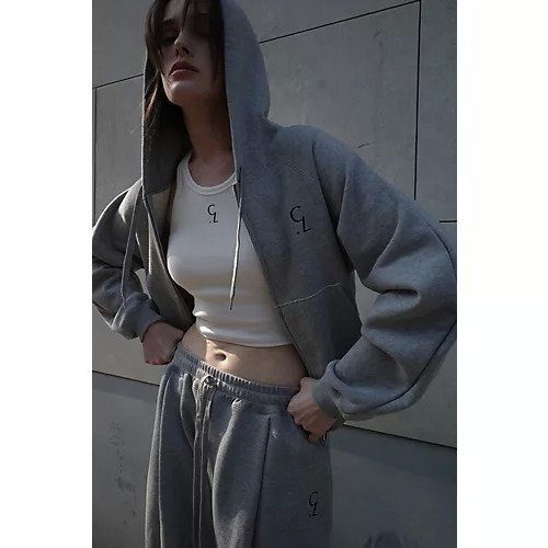 【クラネ/CLANE】のLOGO COMPACT ZIP UP HOODIE 人気、トレンドファッション・服の通販 founy(ファニー) 　ファッション　Fashion　レディースファッション　Fashion for Women　コンパクト　Compact, Small Size　フィット　Fit, Slim Fit　ベーシック　Basic, Essential　ポケット　Pocket, Pocket Detail　リラックス　Relax, Relaxed Fit　洗える　Machine Washable　other-3|ID: prp329100004695570 ipo3291000000033906955