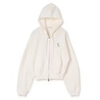 【クラネ/CLANE】のLOGO COMPACT ZIP UP HOODIE WHITE|ID: prp329100004695570 ipo3291000000036311376