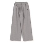 【クラネ/CLANE】のLOGO SWEAT TUCK WIDE PANTS 人気、トレンドファッション・服の通販 founy(ファニー) ファッション Fashion レディースファッション Fashion for Women パンツ Pants & Trousers スウェット / スエット Sweatshirt, Sweatwear セットアップ Set-Up, Coordinated Outfit ワイド Wide, Wide Fit 洗える Machine Washable thumbnail GRAY|ID: prp329100004695572 ipo3291000000033907047