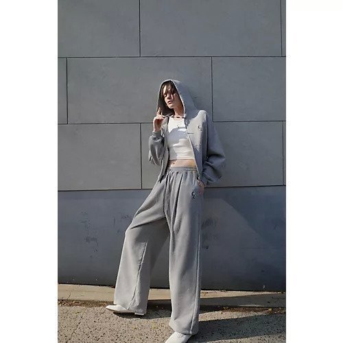 【クラネ/CLANE】のLOGO SWEAT TUCK WIDE PANTS 人気、トレンドファッション・服の通販 founy(ファニー) 　ファッション　Fashion　レディースファッション　Fashion for Women　パンツ　Pants & Trousers　スウェット / スエット　Sweatshirt, Sweatwear　セットアップ　Set-Up, Coordinated Outfit　ワイド　Wide, Wide Fit　洗える　Machine Washable　other-3|ID: prp329100004695572 ipo3291000000034887899