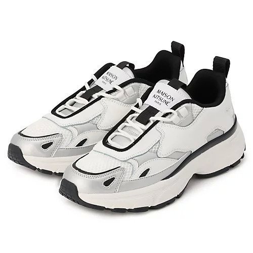 【メゾン キツネ/MAISON KITSUNE】のSORA RUNNERS インテリア・キッズ・メンズ・レディースファッション・服の通販 founy(ファニー) https://founy.com/ ファッション Fashion レディースファッション Fashion for Women 2025年 2025 2025-2026秋冬・A/W Autumn/Winter 2025–26 AW25–26 インソール Shoe Insole スニーカー Sneakers, Trainers ミックス Mix, Mixed Style モノトーン Monotone, Black and White 人気 Popular, Best Seller |ID: prp329100004695586 ipo3291000000033907477