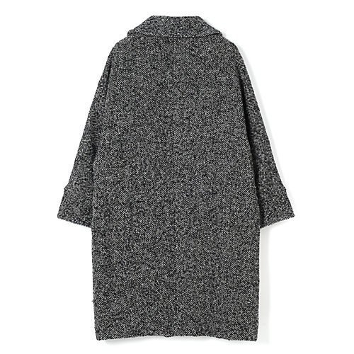 【ティッカ/TICCA】のミックスツィードテントコート 人気、トレンドファッション・服の通販 founy(ファニー) 　ファッション　Fashion　レディースファッション　Fashion for Women　アウター　Coat / Outerwear Collection　コート・ロングコート・ピーコート　Long Coats, Peacoats & More　クラシカル　Classical, Vintage-Inspired　ツイード　Twill, Twill Weave　マニッシュ　Mannish, Boyish　other-2|ID: prp329100004695628 ipo3291000000033908142