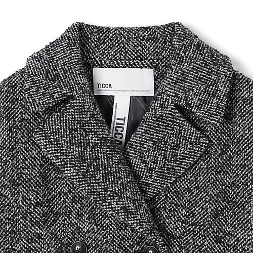 【ティッカ/TICCA】のミックスツィードテントコート 人気、トレンドファッション・服の通販 founy(ファニー) 　ファッション　Fashion　レディースファッション　Fashion for Women　アウター　Coat / Outerwear Collection　コート・ロングコート・ピーコート　Long Coats, Peacoats & More　クラシカル　Classical, Vintage-Inspired　ツイード　Twill, Twill Weave　マニッシュ　Mannish, Boyish　other-3|ID: prp329100004695628 ipo3291000000033908145