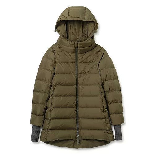 【ヘルノ/HERNO】のCOAT インテリア・キッズ・メンズ・レディースファッション・服の通販 founy(ファニー) 　ファッション　Fashion　レディースファッション　Fashion for Women　アウター　Coat / Outerwear Collection　コート・ロングコート・ピーコート　Long Coats, Peacoats & More　2023年　2023　2023-2024秋冬・A/W　Autumn/Winter 2023–24 AW23–24　スタンド　Stand Collar, Upright Stand　ダウン　Down, Puffer　ルーズ　Loose, Oversized　KH.GREEN|ID: prp329100004695641 ipo3291000000034367238
