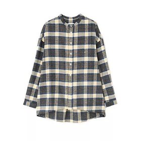 【ヒューマンウーマン/HUMAN WOMAN】 NATICビエラトップチェックブラウス人気、トレンドファッション・服の通販 founy(ファニー) ファッション Fashion レディースファッション Fashion for Women トップス・カットソー Cut & Sew Tops シャツ・ブラウス・オフィスカジュアル Elegant Blouses & Button-Ups ショルダー Shoulder, Shoulder Strap スタンダード Standard, Basic ダブル Double, Double-Breasted チェック Check, Plaid, Tartan ドロップ Drop Shoulder, Dropped Style ポケット Pocket, Pocket Detail |ID:prp329100004696744