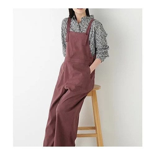 【ヒューマンウーマン/HUMAN WOMAN】のストレッチスェードオーバーオール インテリア・キッズ・メンズ・レディースファッション・服の通販 founy(ファニー) 　ファッション　Fashion　レディースファッション　Fashion for Women　おすすめ　Recommended / Our Picks　スタンダード　Standard, Basic　ワーク　Workwear, Utility Style　ブラウン|ID: prp329100004696751 ipo3291000000033917352