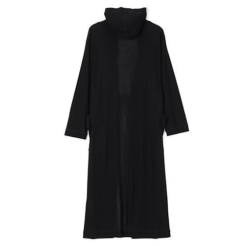 【プレインピープル/PLAIN PEOPLE】のガス強撚フライスフード付きロングカーディガン 人気、トレンドファッション・服の通販 founy(ファニー) 　ファッション　Fashion　レディースファッション　Fashion for Women　トップス・カットソー　Cut & Sew Tops　カーディガン・羽織り　Layered Style Cardigans　おすすめ　Recommended / Our Picks　カーディガン　Cardigan, Knitwear　ダブル　Double, Double-Breasted　ノースリーブ　Sleeveless, No-Sleeve　ロング　Long, Long-Length　洗える　Machine Washable　長袖　Long Sleeve, Full Sleeve　other-2|ID: prp329100004696761 ipo3291000000033917422