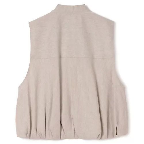 【プレインピープル/PLAIN PEOPLE】のリネンレーヨンストレッチブルゾンジレ 人気、トレンドファッション・服の通販 founy(ファニー) 　ファッション　Fashion　レディースファッション　Fashion for Women　アウター　Coat / Outerwear Collection　ブルゾンジャケット・スポーティアウター　Blouson Jackets　トップス・カットソー　Cut & Sew Tops　ベスト&ジレ / 重ね着スタイル　Vests & Gilets　ギャザー　Gathered, Ruffled　セットアップ　Set-Up, Coordinated Outfit　ドレス　Dress, One-Piece　ブルゾン　Blouson, Bomber Jacket　other-2|ID: prp329100004696767 ipo3291000000033917467