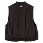 【プレインピープル/PLAIN PEOPLE】のリネンレーヨンストレッチブルゾンジレ ブラック|ID: prp329100004696767 ipo3291000000036254855