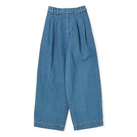 【フローレント/FLORENT】 11OZ TUCK DENIM PANTS人気、トレンドファッション・服の通販 founy(ファニー) ファッション Fashion レディースファッション Fashion for Women パンツ Pants & Trousers デニムパンツ・ジーンズ・美脚デニム Denim Jeans & Pants デニム Denim, Jeans Material リラックス Relax, Relaxed Fit ループ Loop, Loop Knit ワイド Wide, Wide Fit エレガント 上品 Elegant 洗える Machine Washable |ID:prp329100004696776