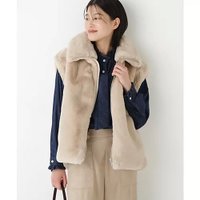 【ヒューマンウーマン/HUMAN WOMAN】のフェイクファーコクーンジレ 人気、トレンドファッション・服の通販 founy(ファニー) ファッション Fashion レディースファッション Fashion for Women アウター Coat / Outerwear Collection トップス・カットソー Cut & Sew Tops ベスト&ジレ / 重ね着スタイル Vests & Gilets おすすめ Recommended / Our Picks シンプル Simple, Minimal スタンダード Standard, Basic フェイクファー Faux Fur, Imitation Fur ムートン Shearling, Mouton |ID:prp329100004696829