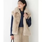 【ヒューマンウーマン/HUMAN WOMAN】のフェイクファーコクーンジレ ベージュ|ID: prp329100004696829 ipo3291000000034745265