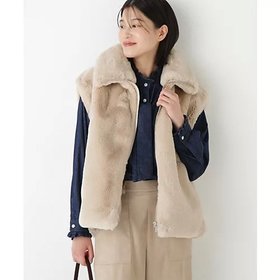 【ヒューマンウーマン/HUMAN WOMAN】 フェイクファーコクーンジレ人気、トレンドファッション・服の通販 founy(ファニー) ファッション Fashion レディースファッション Fashion for Women アウター Coat / Outerwear Collection トップス・カットソー Cut & Sew Tops ベスト&ジレ / 重ね着スタイル Vests & Gilets おすすめ Recommended / Our Picks シンプル Simple, Minimal スタンダード Standard, Basic フェイクファー Faux Fur, Imitation Fur ムートン Shearling, Mouton |ID:prp329100004696829