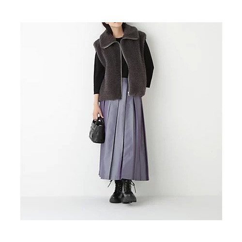 【ヒューマンウーマン/HUMAN WOMAN】のフェイクボアコクーンジレ 人気、トレンドファッション・服の通販 founy(ファニー) 　ファッション　Fashion　レディースファッション　Fashion for Women　アウター　Coat / Outerwear Collection　トップス・カットソー　Cut & Sew Tops　ベスト&ジレ / 重ね着スタイル　Vests & Gilets　おすすめ　Recommended / Our Picks　シンプル　Simple, Minimal　スタンダード　Standard, Basic　other-3|ID: prp329100004696830 ipo3291000000033917883