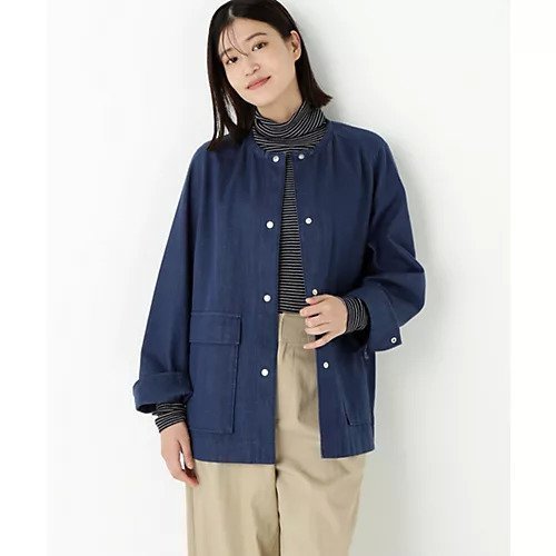 【ヒューマンウーマン/HUMAN WOMAN】の8ozデニムブルゾン インテリア・キッズ・メンズ・レディースファッション・服の通販 founy(ファニー) https://founy.com/ ファッション Fashion レディースファッション Fashion for Women アウター Coat / Outerwear Collection ブルゾンジャケット・スポーティアウター Blouson Jackets おすすめ Recommended / Our Picks シンプル Simple, Minimal スタンダード Standard, Basic デニム Denim, Jeans Material フラップ Flap, Flap Pocket ブルゾン Blouson, Bomber Jacket ボトム Bottoms, Lower Wear ポケット Pocket, Pocket Detail 秋 Autumn 羽織 Haori, Light Jacket |ID: prp329100004696831 ipo3291000000033917884