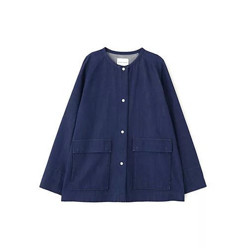 【ヒューマンウーマン/HUMAN WOMAN】の8ozデニムブルゾン 人気、トレンドファッション・服の通販 founy(ファニー) 　ファッション　Fashion　レディースファッション　Fashion for Women　アウター　Coat / Outerwear Collection　ブルゾンジャケット・スポーティアウター　Blouson Jackets　おすすめ　Recommended / Our Picks　シンプル　Simple, Minimal　スタンダード　Standard, Basic　デニム　Denim, Jeans Material　フラップ　Flap, Flap Pocket　ブルゾン　Blouson, Bomber Jacket　ボトム　Bottoms, Lower Wear　ポケット　Pocket, Pocket Detail　秋　Autumn　羽織　Haori, Light Jacket　other-3|ID: prp329100004696831 ipo3291000000033917888