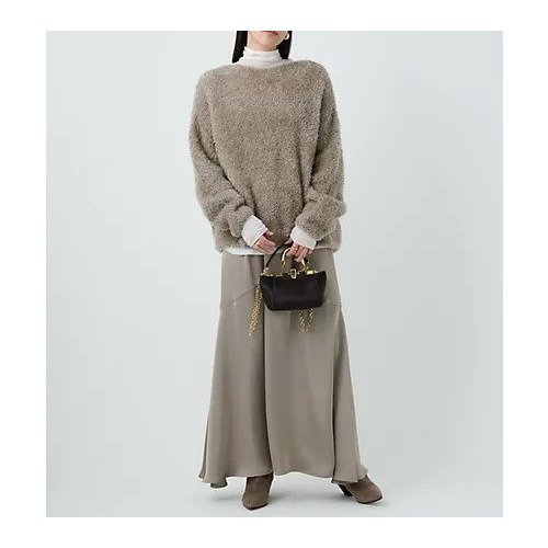 【カオス/Chaos】のアースサテンスカート 人気、トレンドファッション・服の通販 founy(ファニー) 　ファッション　Fashion　レディースファッション　Fashion for Women　スカート　Skirts　エレガント 上品　Elegant　ヴィンテージ　Vintage Style　サテン　Satin, Glossy Fabric　ダブル　Double, Double-Breasted　フレア　Flare, Flared　ミックス　Mix, Mixed Style　A/W・秋冬　Autumn/Winter　 other-1|ID: prp329100004696923 ipo3291000000033918412