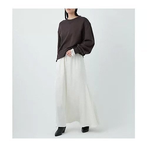 【カオス/Chaos】のアースサテンスカート 人気、トレンドファッション・服の通販 founy(ファニー) 　ファッション　Fashion　レディースファッション　Fashion for Women　スカート　Skirts　エレガント 上品　Elegant　ヴィンテージ　Vintage Style　サテン　Satin, Glossy Fabric　ダブル　Double, Double-Breasted　フレア　Flare, Flared　ミックス　Mix, Mixed Style　A/W・秋冬　Autumn/Winter　other-2|ID: prp329100004696923 ipo3291000000033918416