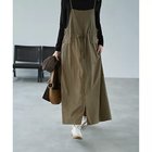 【スタイルデリ/STYLE DELI】のソリッドジャンパースカート オリーブベージュ|ID: prp329100004696927 ipo3291000000033918436